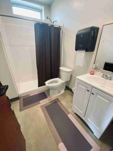 Clean well maintained RV Park Bathroom and Shower Facilities