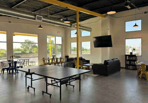 Whitesboro RV Resort Clubhouse interior
